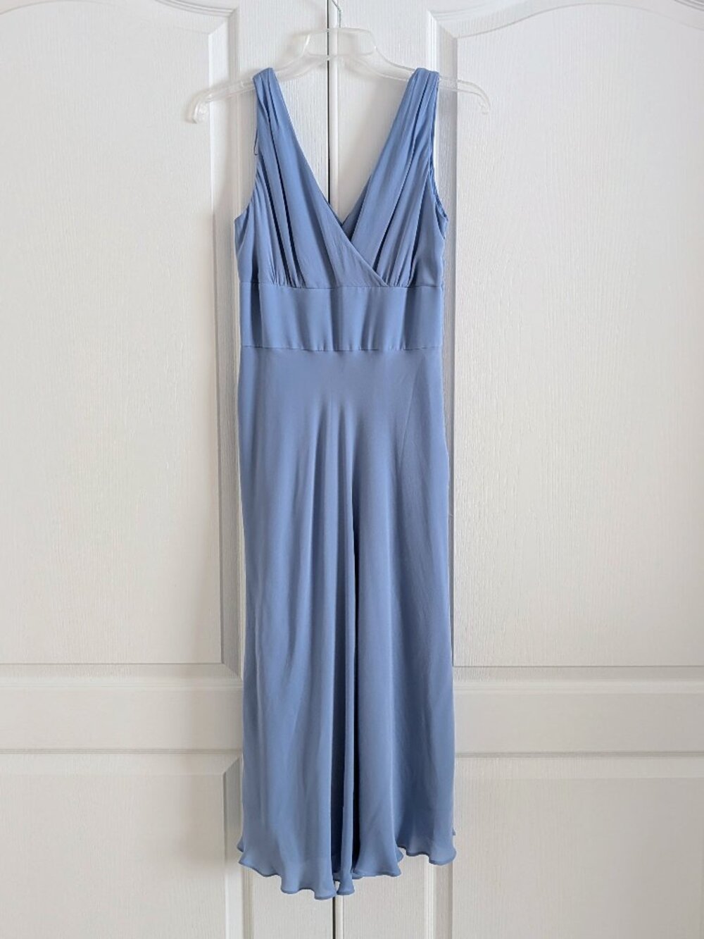 Chadwick's - Light Blue Silk Gown - Size 8